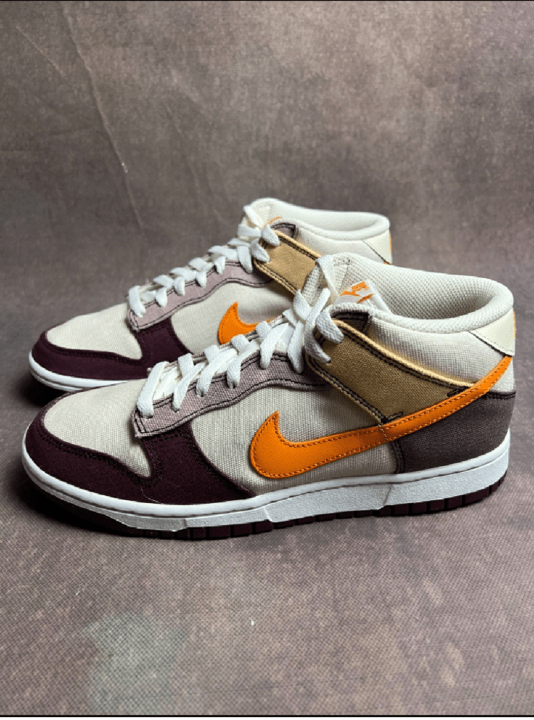 Giày Nike Dunk Mid 'Coconut Milk Plum Orange' DV0830-101 - Ảnh 3