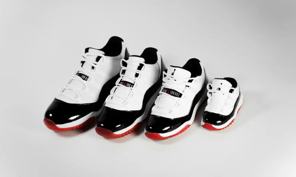 Giày Nike Air Jordan 11 Retro Low GS 'Concord-Bred' 528896-160 - Ảnh 6