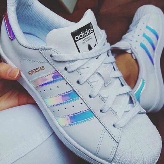 Giày Adidas Superstar J 'Iridescent' AQ6278 - Ảnh 2