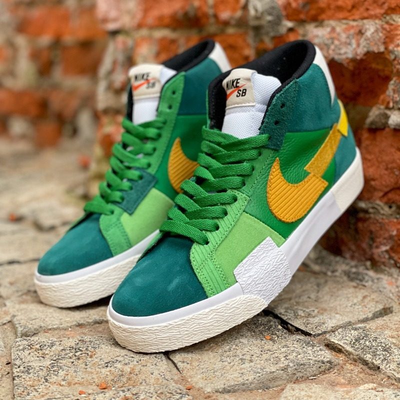 Giày Nike Blazer Mid ‘Mosaic Green’ DA8854-300 - Ảnh 4