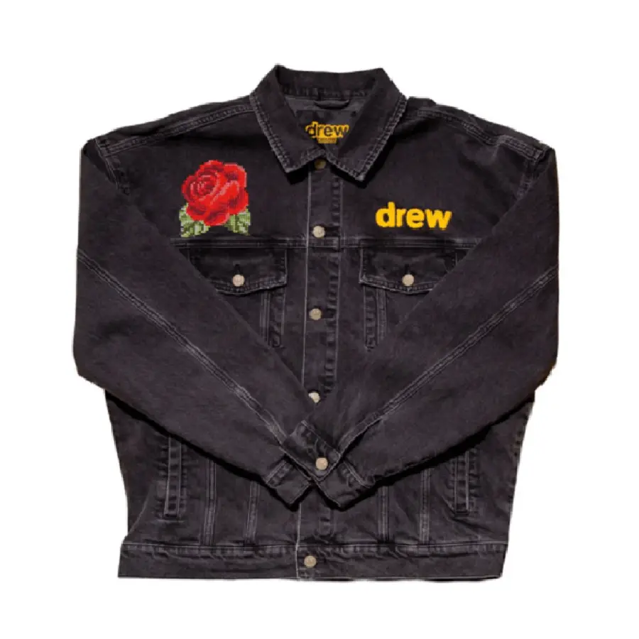 Áo Drew House Hearty Trucker Jacket Medium Black Wash