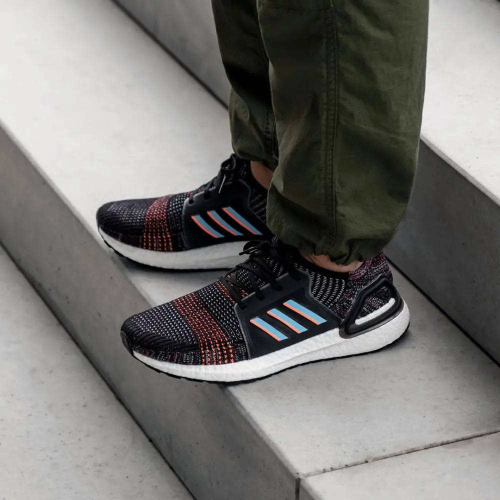 Giày Adidas Ultra Boost 19 Black Glow G54011 - Ảnh 4