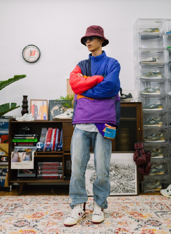 Giày New Balance 650R 'Aime Leon Dore White Red' BB650RE1 - Ảnh 3