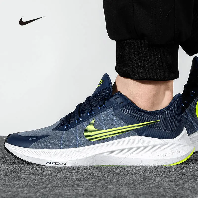 Alternative view of Giày Nike Zoom Winflo 8 'Midnight Navy Volt' CW3419-401