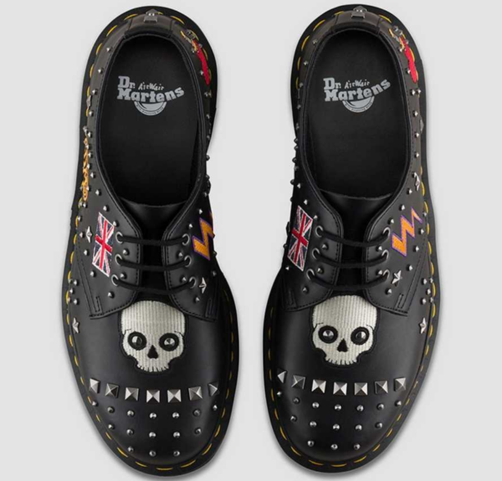 Giày Dr.Martens 1461 Rock & Roll 'Black' 24206001 - Ảnh 4