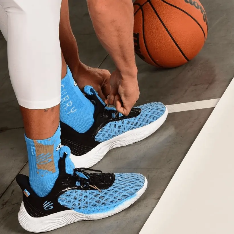 Alternative view of Giày Under Armour Curry Flow 9 'Sesame Street Cookie Monster' 3024248-404
