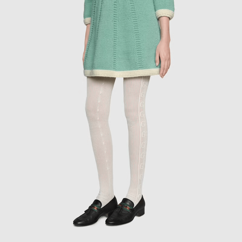 Giày Gucci Loafer With Web And Interlocking G Black 624316-1W610-1066 - Ảnh 6