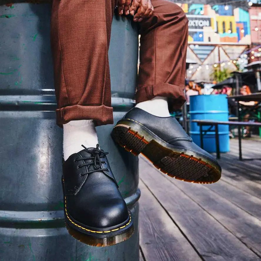 Alternative view of Giày Dr. Martens 1461 Nappa 'Black' 11838001