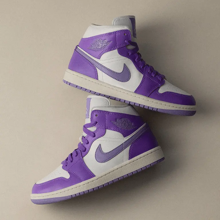 Alternative view of Giày Nike Air Jordan 1 Mid “Action Grape” BQ6472-504