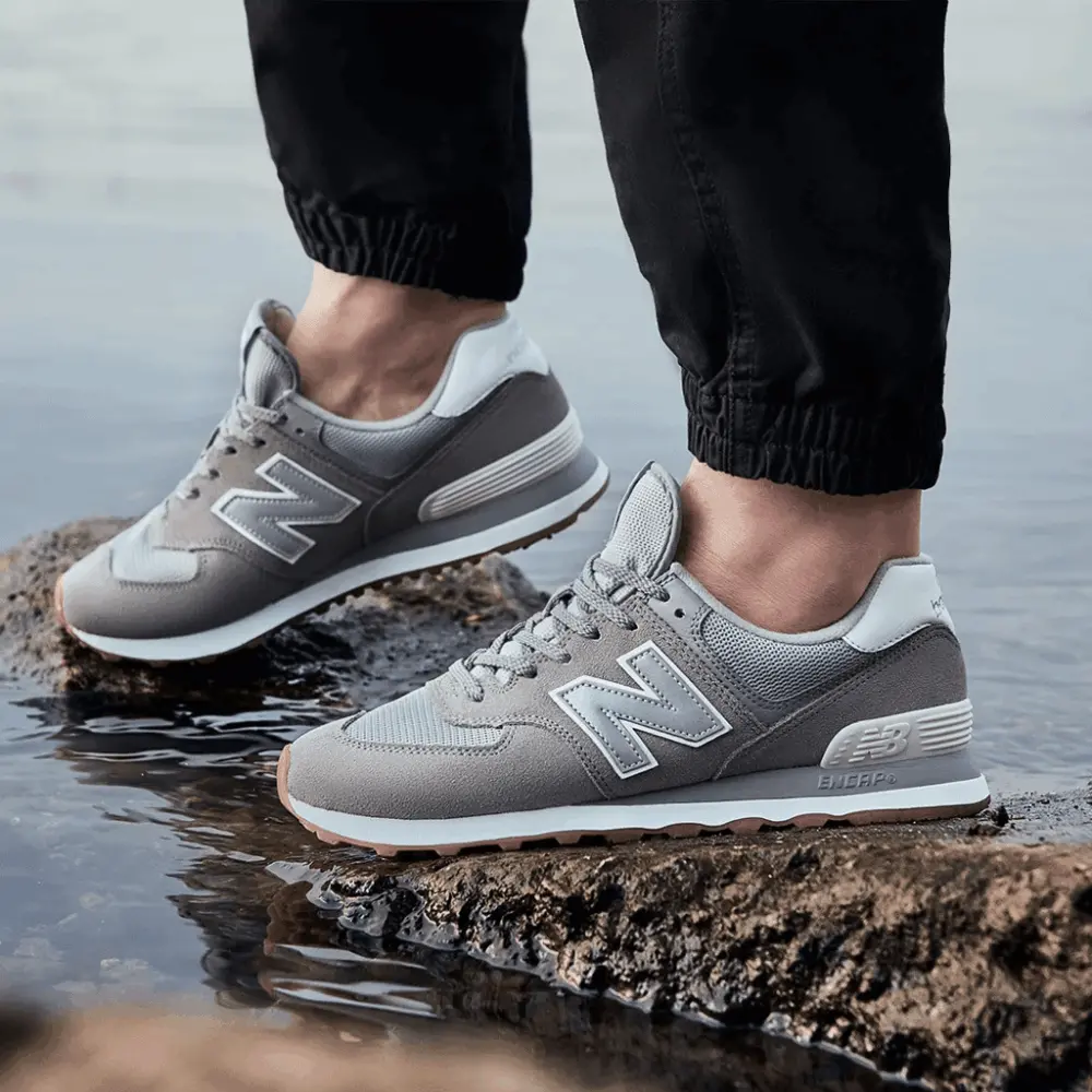 Giày New Balance 574 Grey ML574SPU - Ảnh 4