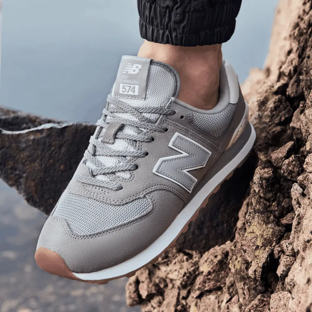 Giày New Balance 574 Grey ML574SPU - Ảnh 5