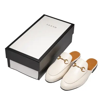 Giày Gucci Princetown Leather Slipper 423513-C9D00-9022 - Ảnh 5