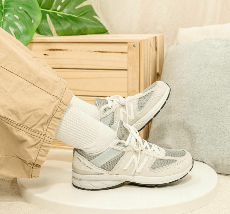 Giày New Balance 990v5 Big Kid ‘Nimbus Cloud’ GC990NA5 - Ảnh 4