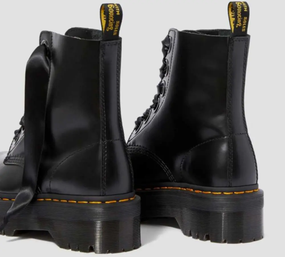 Giày Dr.Martens Molly Women's Leather Platform 'Black' 24861001 - Ảnh 5
