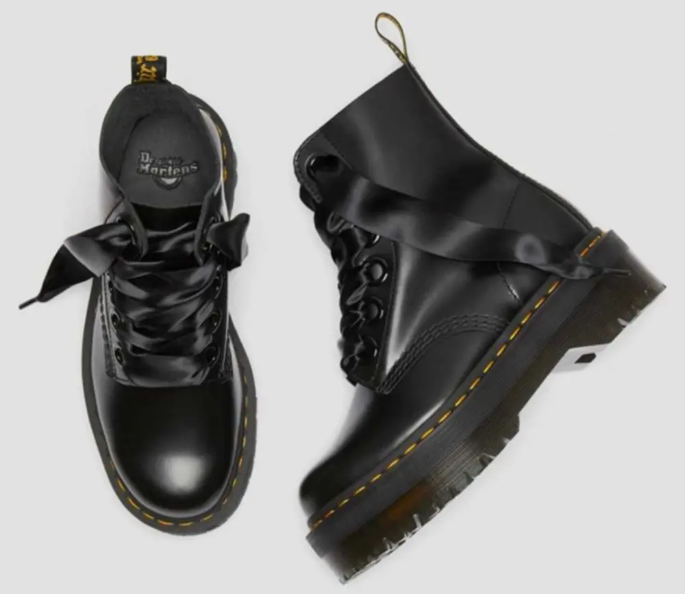 Giày Dr.Martens Molly Women's Leather Platform 'Black' 24861001 - Ảnh 3