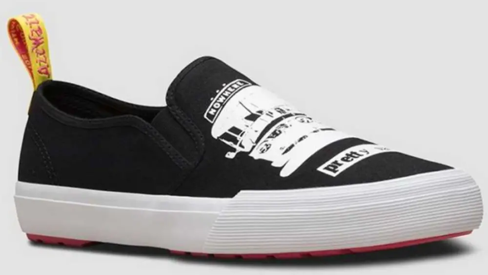 Giày Dr.Martens Toomey Sex Pistols 'Black White' 24882009 - Ảnh 3