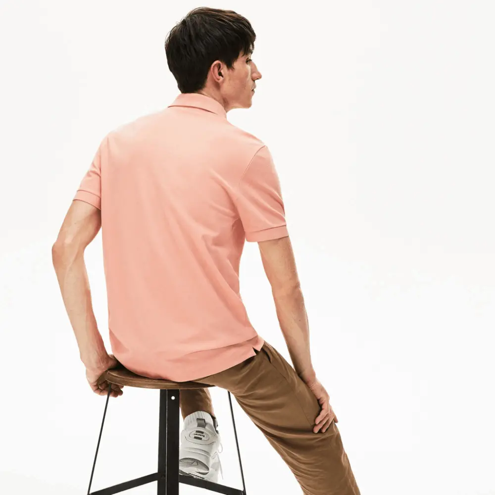 Áo Lacoste Men's Paris Polo Regular Fit Stretch Cotton Piqué PH5522-5MM - Ảnh 4