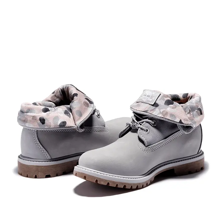 Giày Timberland Mid Grey Nubuck Leather Boot A2MEJ050 - Ảnh 4