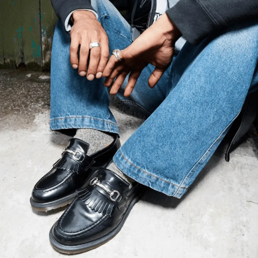 Alternative view of Giày Dr.Martens Adrian Snaffle ‘Black Polished’ 25024001