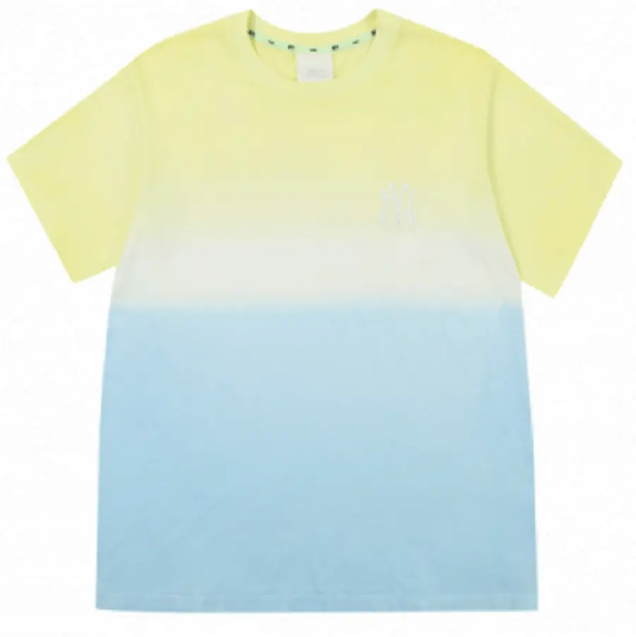 Áo MLB Tie Dye OverFit New York Yankees ‘Yellow Blue’ 31TSD4131-50Y