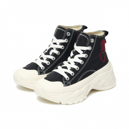 Giày MLB Chunlky High Heart New York Yankees 3ASHU321N-50BKS - Ảnh 3