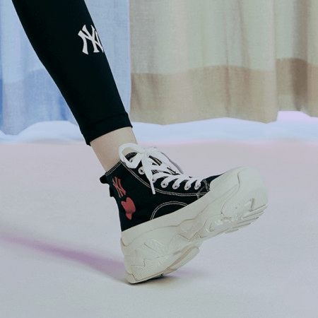 Giày MLB Chunlky High Heart New York Yankees 3ASHU321N-50BKS - Ảnh 5