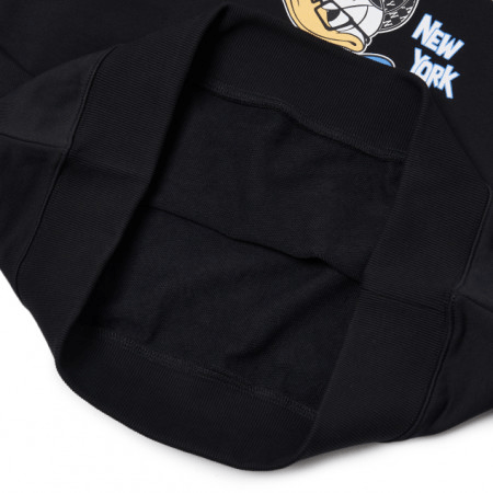 Áo MLB X DISNEY Donald Duck Front Print Overfit Sweatshirt NY Yankees 3AMTD1014-50BKS - Ảnh 4