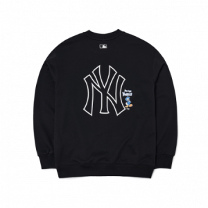 Alternative view of Áo MLB X DISNEY Donald Duck Front Print Overfit Sweatshirt NY Yankees 3AMTD1014-50BKS