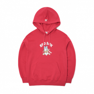 Áo MLB Hoodie X DISNEY Donald Duck Big Logo Verfit Hoodie Boston Red Sox 3AHDD1014-43RDL
