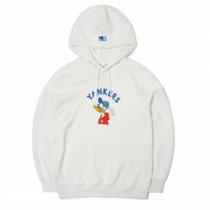 Áo MLB x Disney Donald Duck Logo NY Yankees ‘White’ 3AHDD1014-43RD