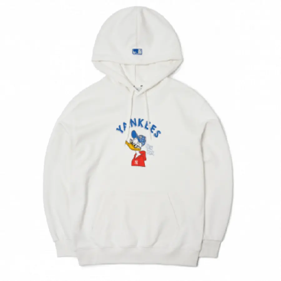 Áo MLB x Disney Donald Duck Logo NY Yankees ‘White’ 3AHDD1014-43RD