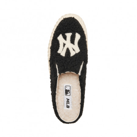 Giày MLB Playball Fleece Mule New York Yankees 3AMUUD216-50BKS - Ảnh 3