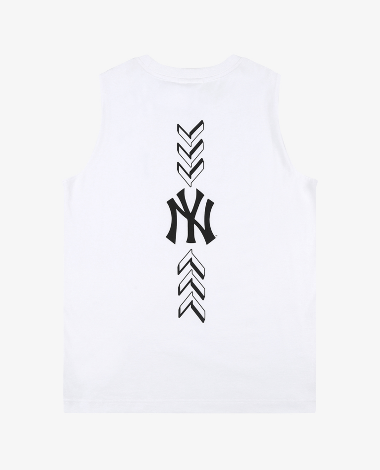 Áo MLB Seamball Sleeveless Top New York Yankees ‘White’ 31TKS2131-50W - Ảnh 5