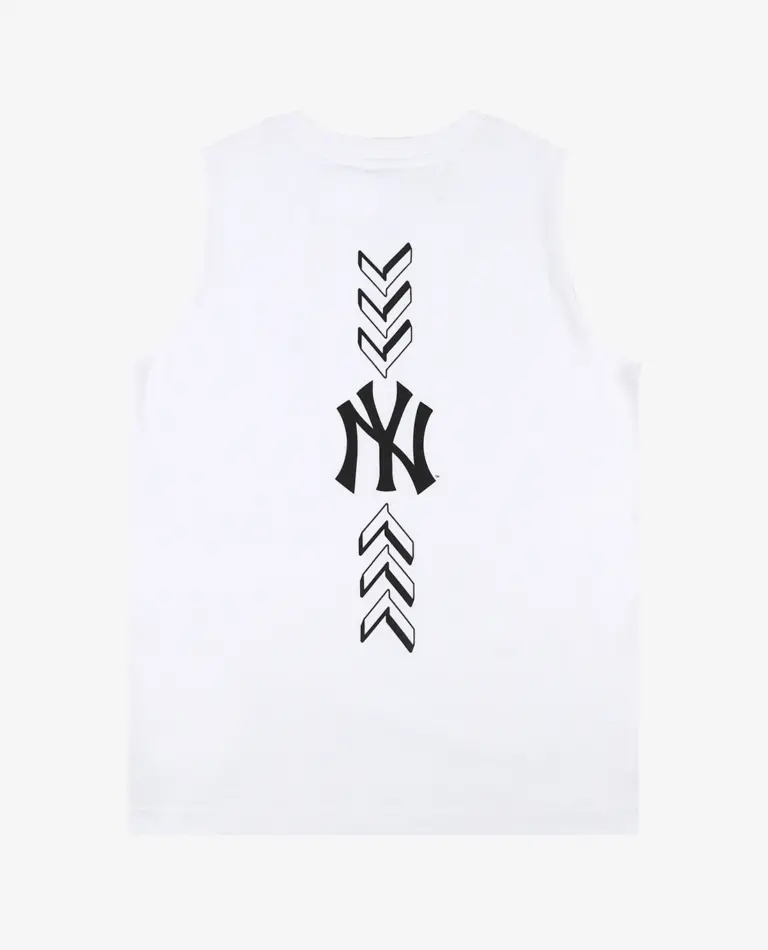 Áo MLB Seamball Sleeveless Top New York Yankees ‘White’ 31TKS2131-50W - Ảnh 5