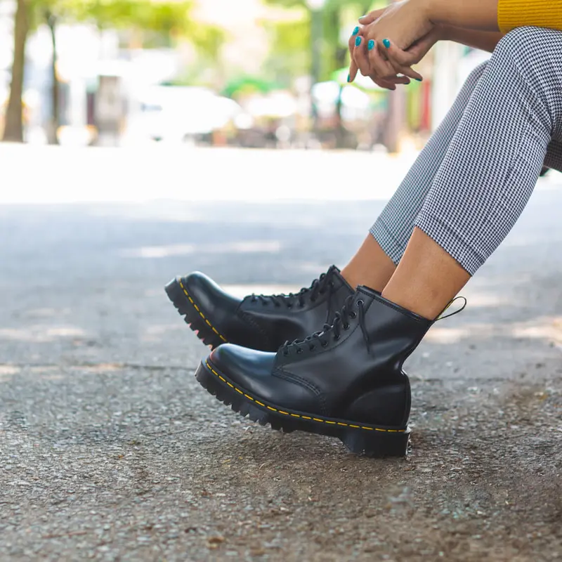 Giày Dr. Martens 1460 Bex Black Smooth 25345001 - Ảnh 7
