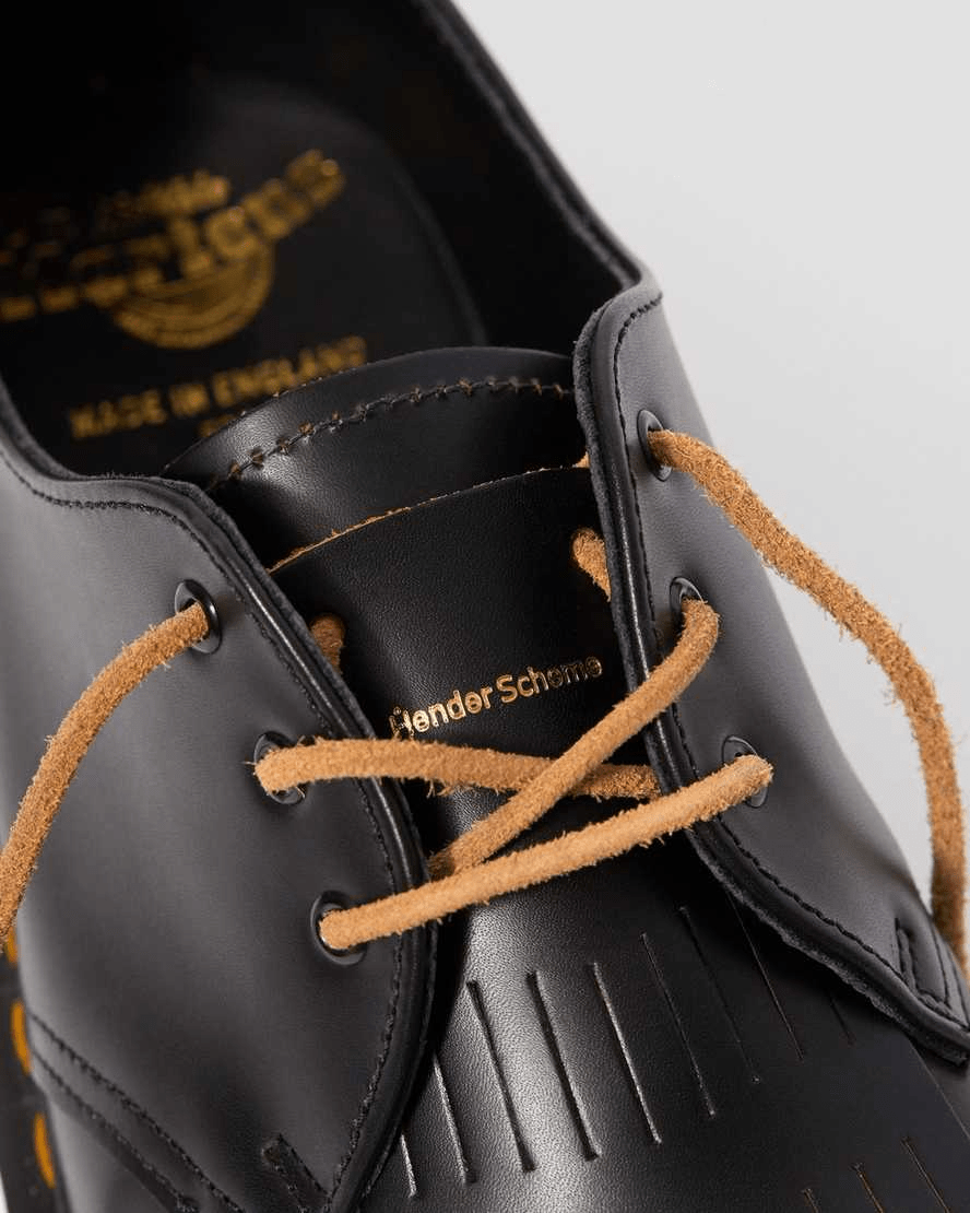 Giày Dr Martens x Hender Scheme 1461 'Black' 25365001 - Ảnh 4