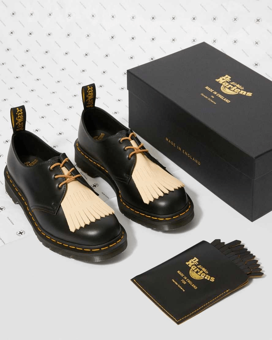 Giày Dr Martens x Hender Scheme 1461 'Black' 25365001 - Ảnh 3