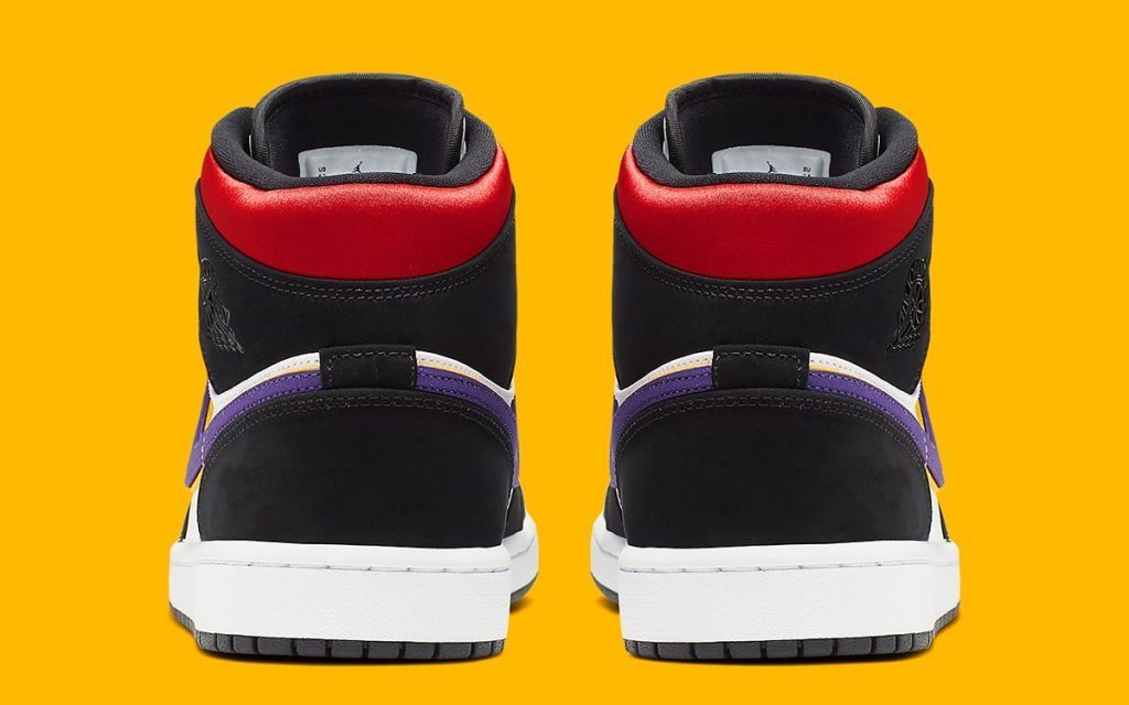 Giày Nike Jordan 1 Mid 'Lakers Top 3' 852542-005 - Ảnh 7
