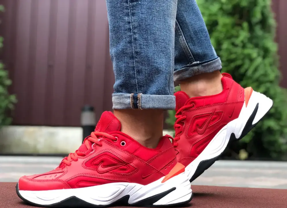 Giày Nike Wmns M2K Tekno 'Red Suede' AV7030-600 - Ảnh 4
