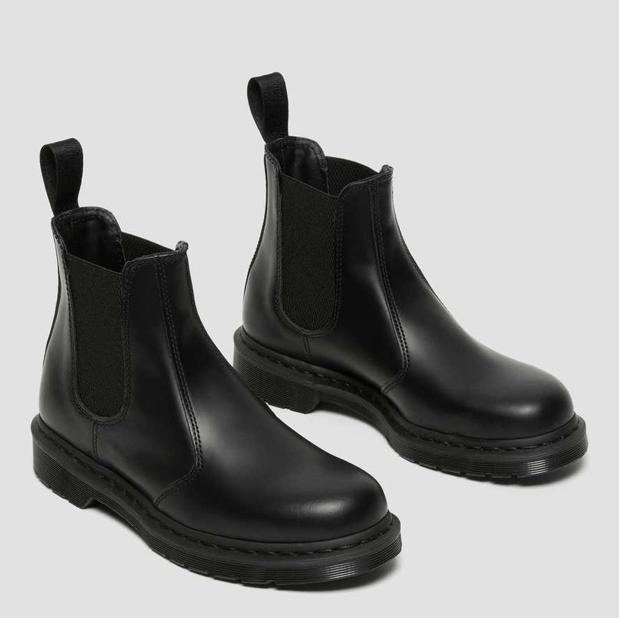 Giày Dr.Martens 2976 Mono Smooth Chelsea Boots 'Black' 25685001 - Ảnh 4