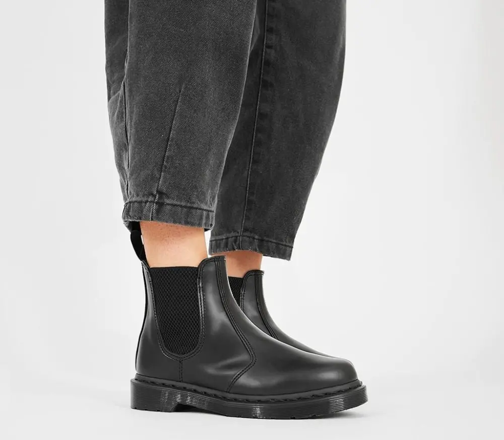 Giày Dr. Martens 2976 Black Smooth Leather Chelsea Boots 22227001 - Ảnh 5