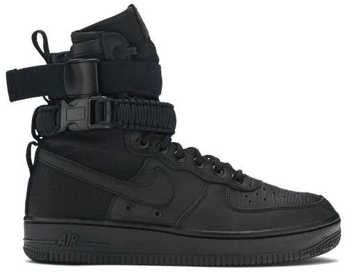 Giày Nike SF Air Force 1 High 'Triple Black' 857872-002