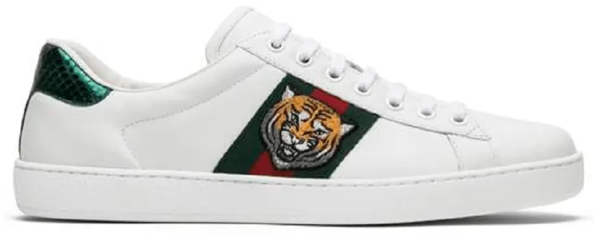 Giày Gucci Ace Embroidered 'Tiger' 457132-A38G0-9064