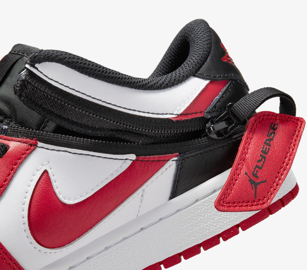 Giày Nike Air Jordan 1 Low FlyEase 'White Gym Red' DM1206-163 - Ảnh 5