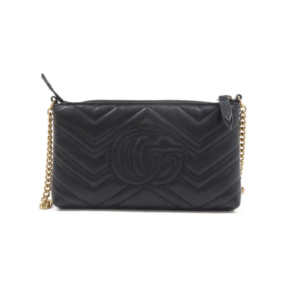 Túi Gucci GG Marmont Matlassé Cross Body Bag 443447 DRW1T 1000 - Ảnh 3