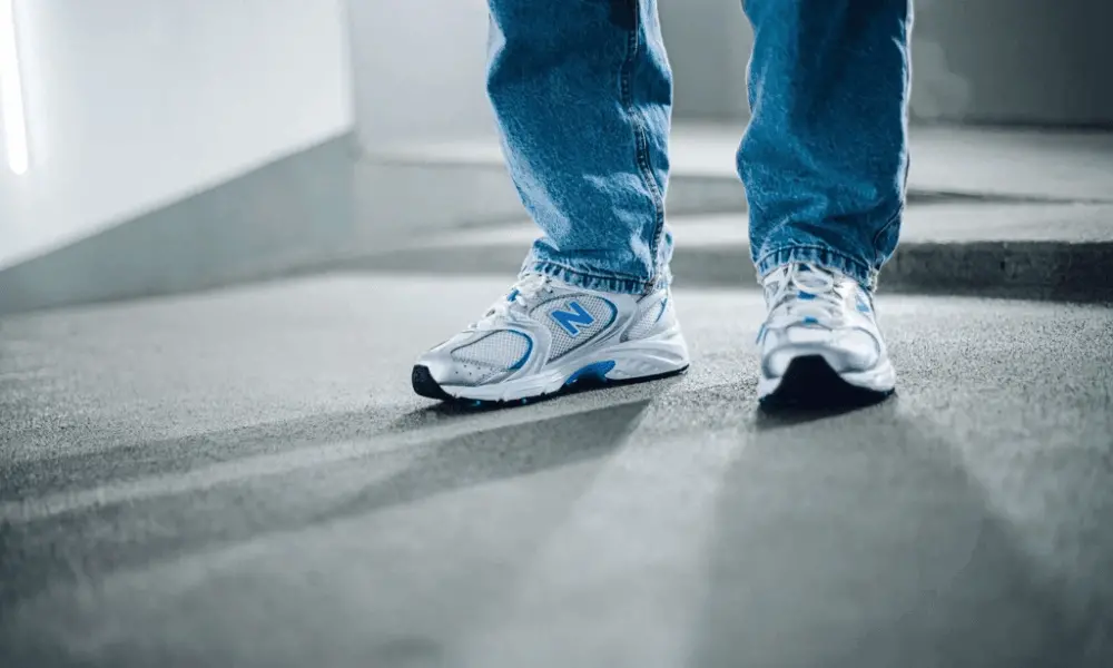 Alternative view of Giày New Balance 530 'White Carolina Blue' MR530MIC