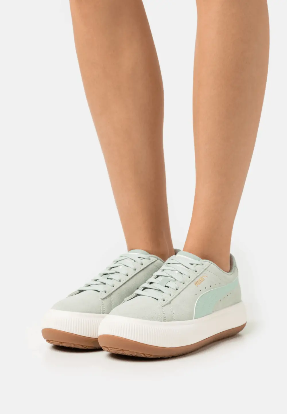 Alternative view of Giày Puma Suede Marshmallow Gum 'Frosty Green' 380686-07