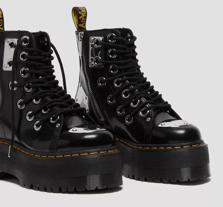 Giày Dr. Martens Jadon Max Metal 'Black' 26090001 - Ảnh 3