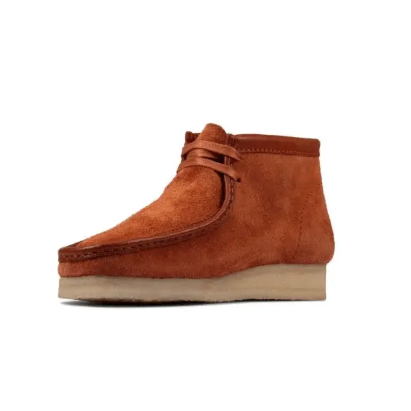 Giày Clarks Wallabee Boot 'Tan Hairy Suede' 261-54818 - Ảnh 6