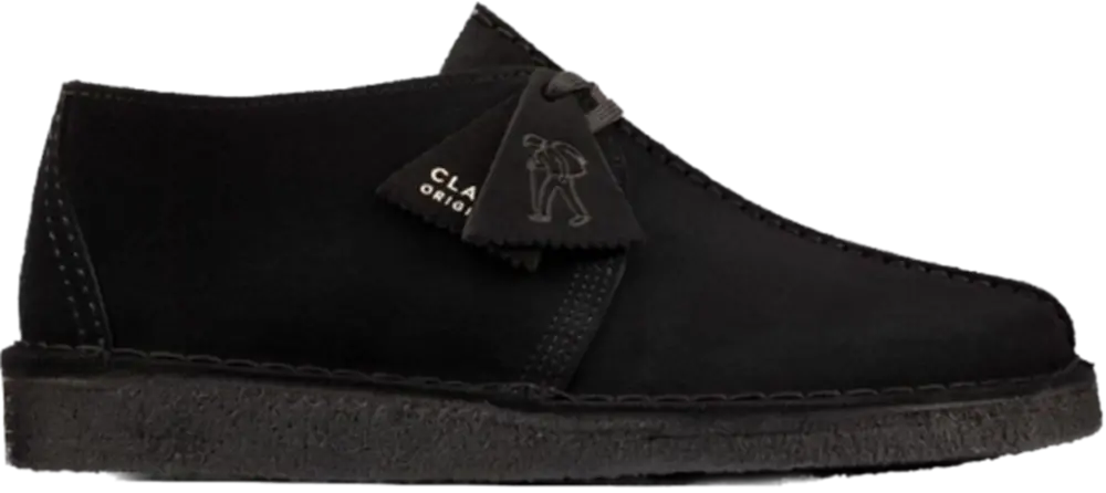 Giày Clarks Desert Trek 'Black Suede' 261-55486